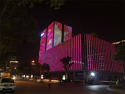 Design de iluminação de paisagem LED Bangjie Plaza em Yiwu