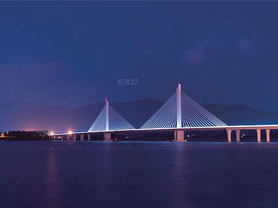 Iluminação exterior da paisagem do diodo emissor de luz Fuyang Bridge, Hangzhou