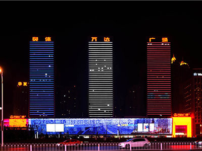 Projeto de iluminação de Shenyang Olympic Wanda Plaza