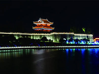 Projeto de iluminação exterior da cidade antiga de Chibi, Hubei
