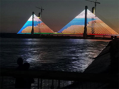 Projeto de iluminação exterior da ponte Cocodala, Xinjiang